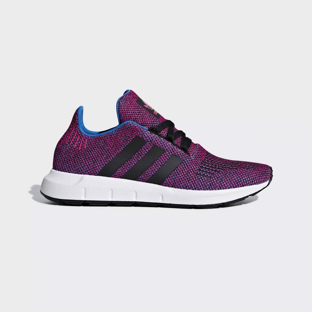 Adidas Swift Run Tenis Rosas Para Niña (MX-50373)